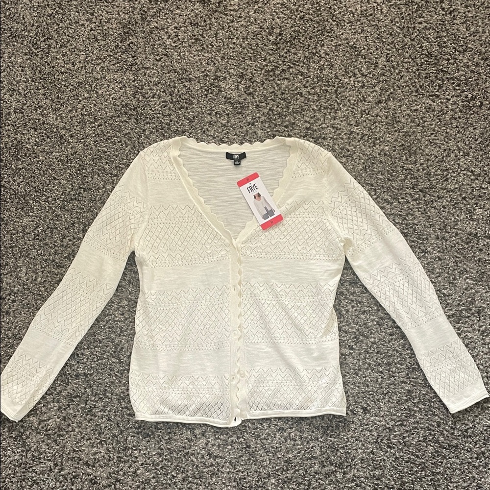 NWT Cream Cardigan
